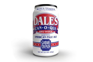 Pale Ale American BBQ Sauce in Bierdose - American Heritage Rufus Teague single Can.