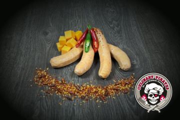 Feurige Chili Cheese Brats mit Cheddar - das Original von den Culinary Pirates