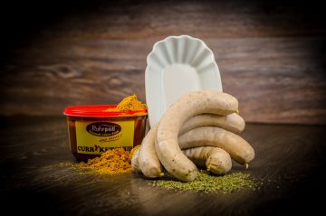 currywurst zum selber machen. Mit Ruhrpott curry ketchup. Jetzt kaufen und online bestellen. 