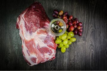 Winzerbraten - mit feinem Weißwein gebeizt