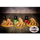 Udenheim BBQ Bratwurstpaket - die besten Bratwürste von Youtuber und Fleischsommelier Jörn Rochow und Yourbeef gemeinsam entwickelt: Bacon Goodness, Mediterran und Thai BBQ. 