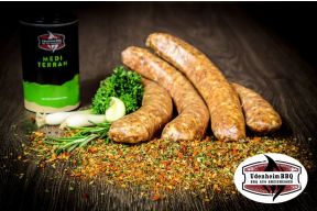Mediterrane Bratwurst mit Udenheim BBQ Mediterran Gewürz - weckt Urlaubsgefühle.