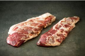 Pluma vom Iberico Bellota. Nackendeckel.