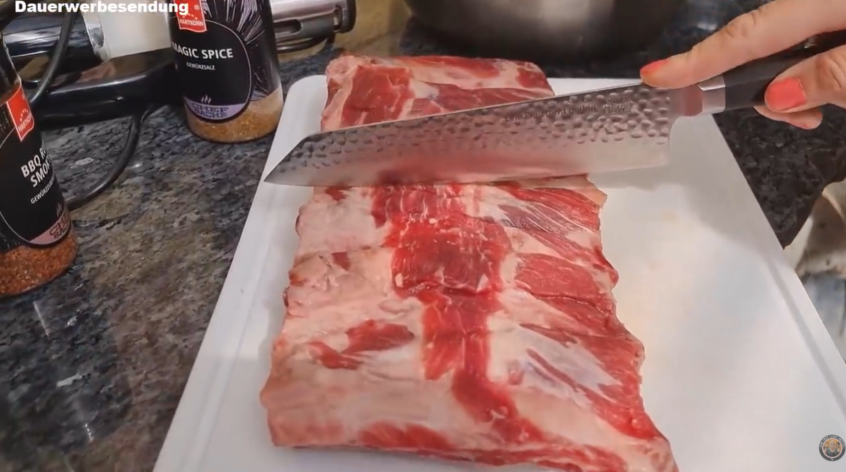 Beefribs Sous-Vide, smoken, dippen