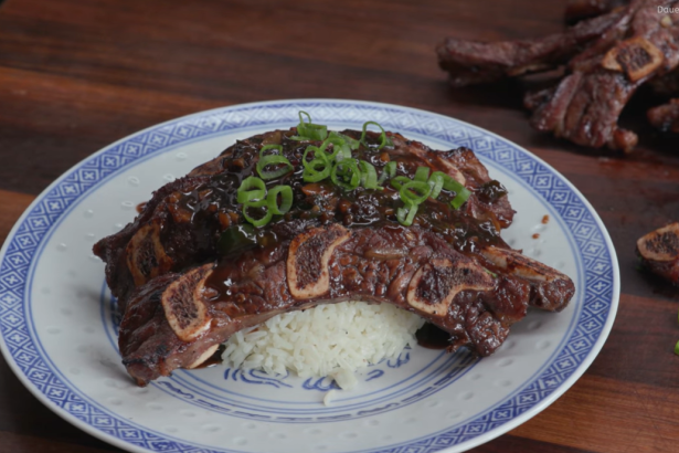  Korean Short Ribs - Galbi - marinierte Short Ribs, butterzart, Kalbi Ribs