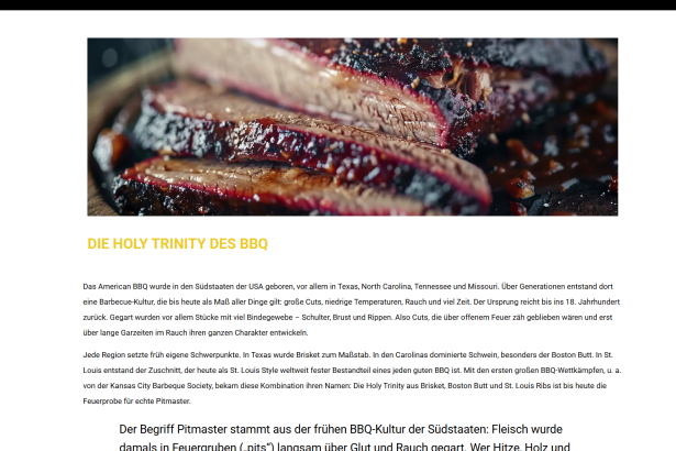 Holy Trinity des BBQ - MeatIN