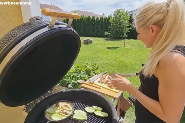 Kachelfleisch im Schmorgurkenschiffchen