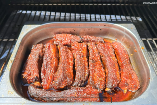 HOT HONEY PARTY RIBS vom SMOKER