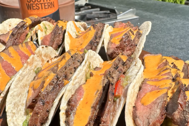 FLAT IRON STEAK TACOS 
